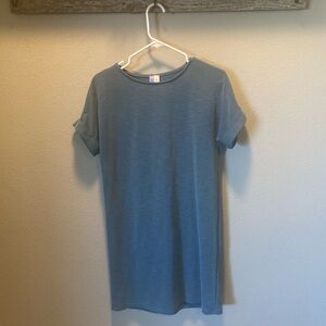 Textured shirt dress